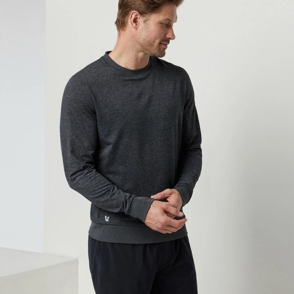 Vuori Ponto Performance Crewneck Sweatshirt—Dark Gray—Like New Condition!  XXL - Picture 1 of 7
